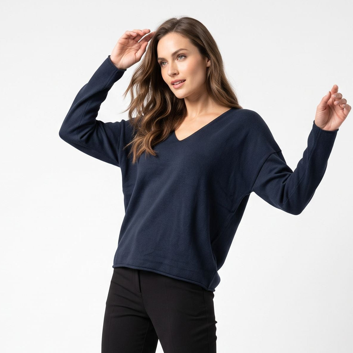 Maglia basic scollo V