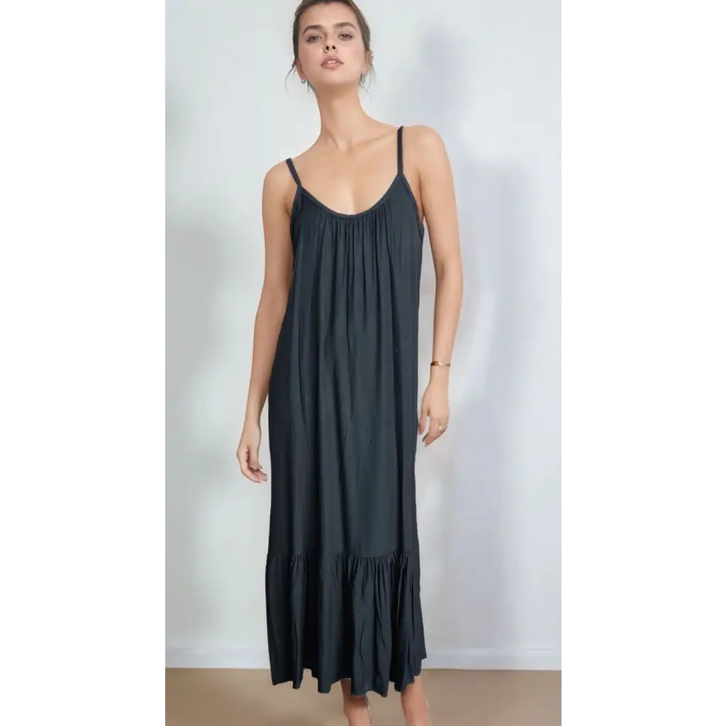 Abito lungo viscosa - abito