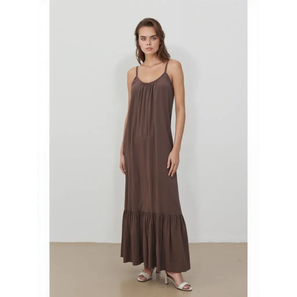 Abito lungo viscosa - abito