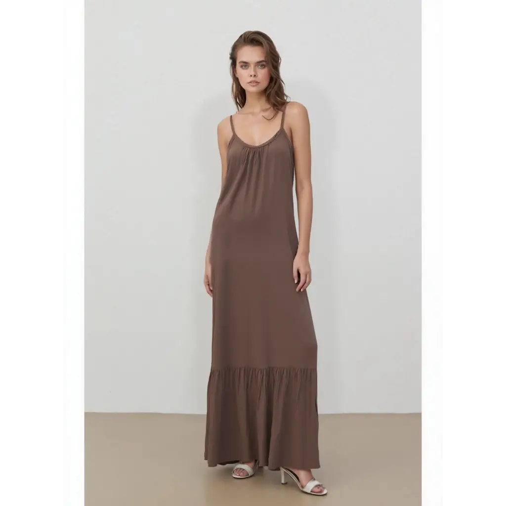 Abito lungo viscosa - abito