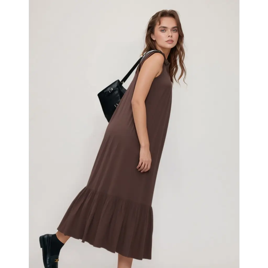 Abito lungo viscosa - abito