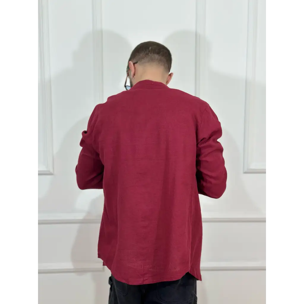 Camicia coreana in lino - CAMICIA