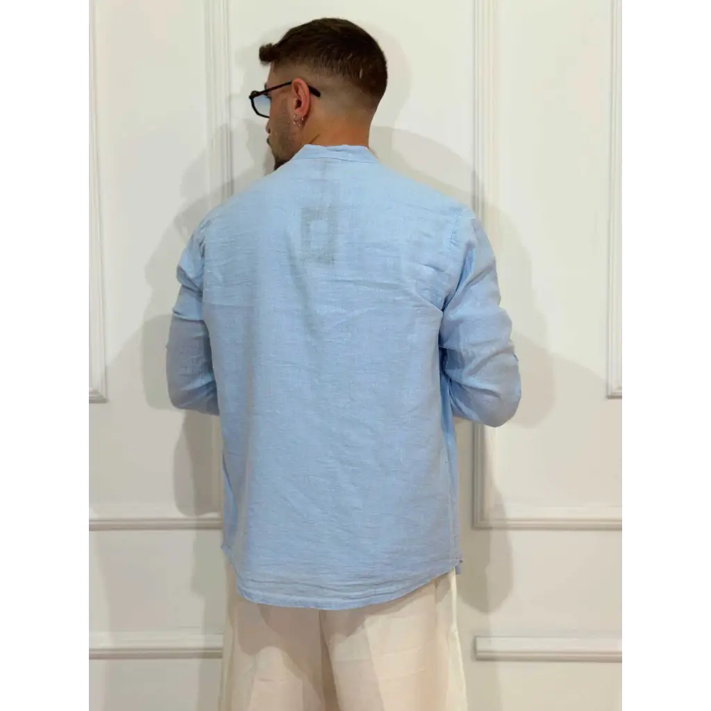 Camicia coreana in lino - CAMICIA