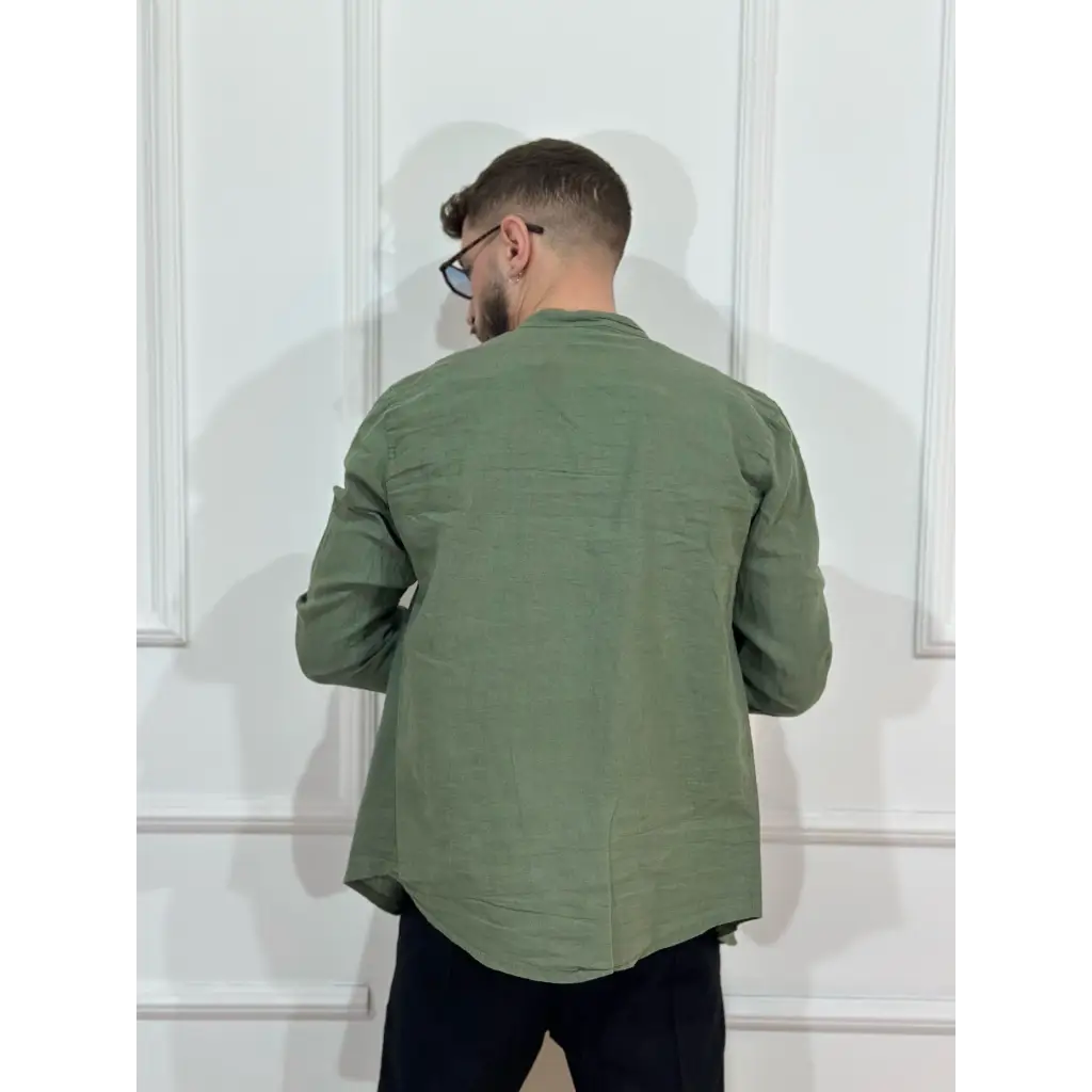 Camicia coreana in lino - CAMICIA