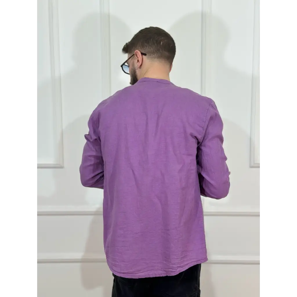 Camicia coreana in lino - CAMICIA