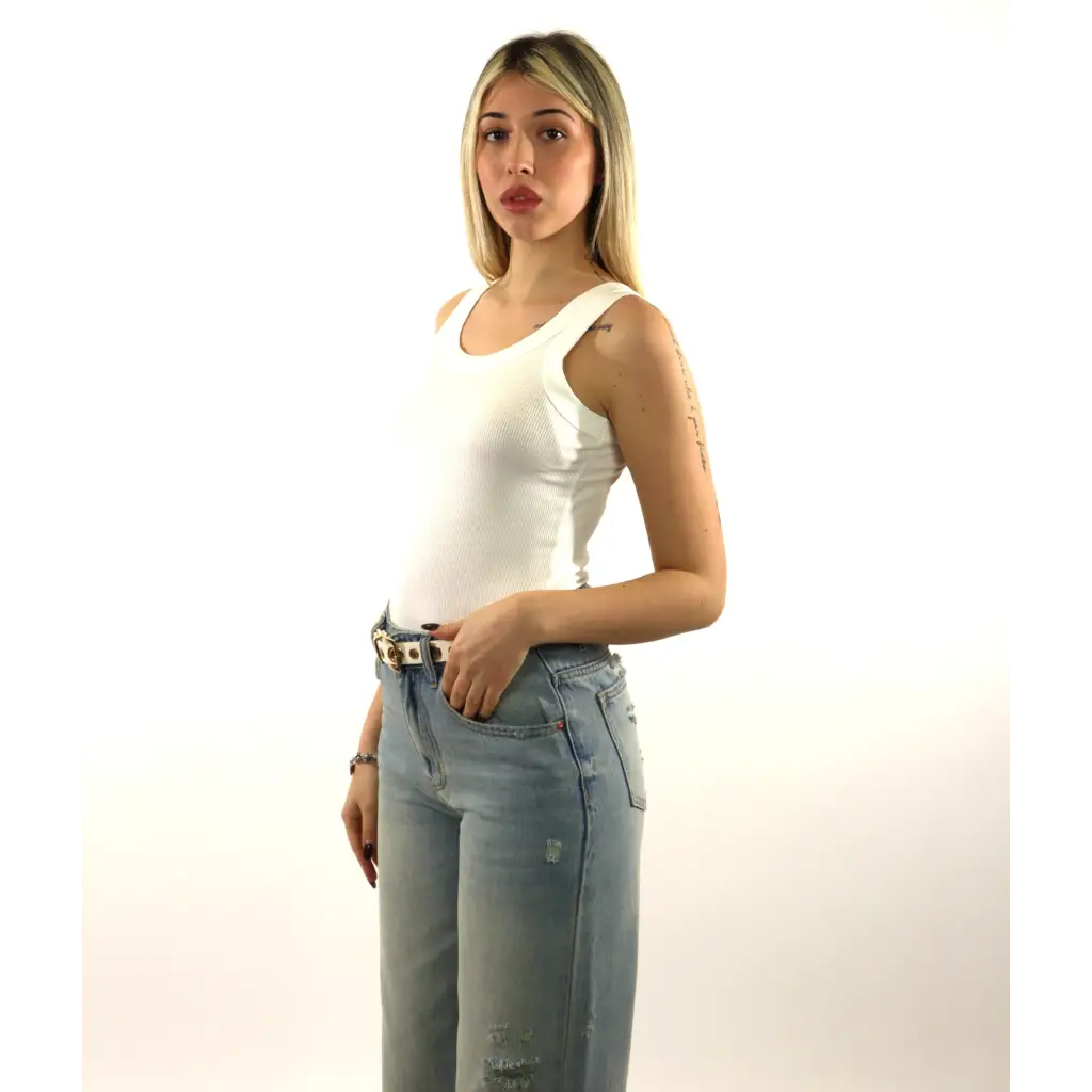 Canotta a costina - TOP