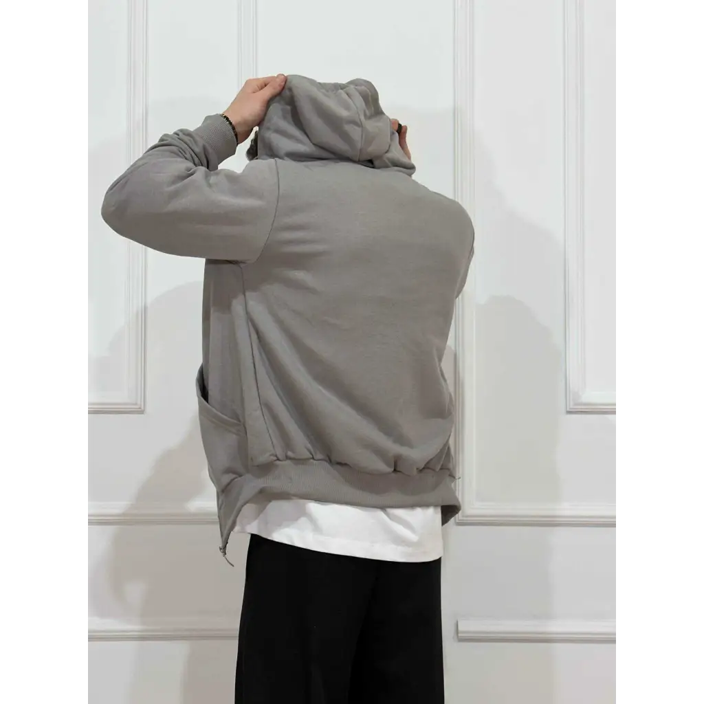 Felpa basic con zip - MAGLIA