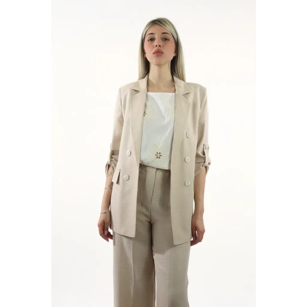 Giacca manica risvolto - GIACCA