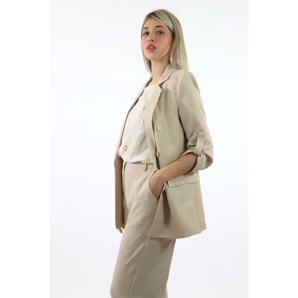 Giacca manica risvolto - GIACCA