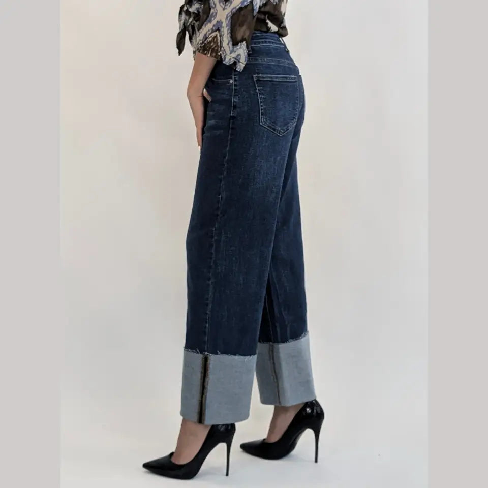 Jeans con risvolto Gate 21