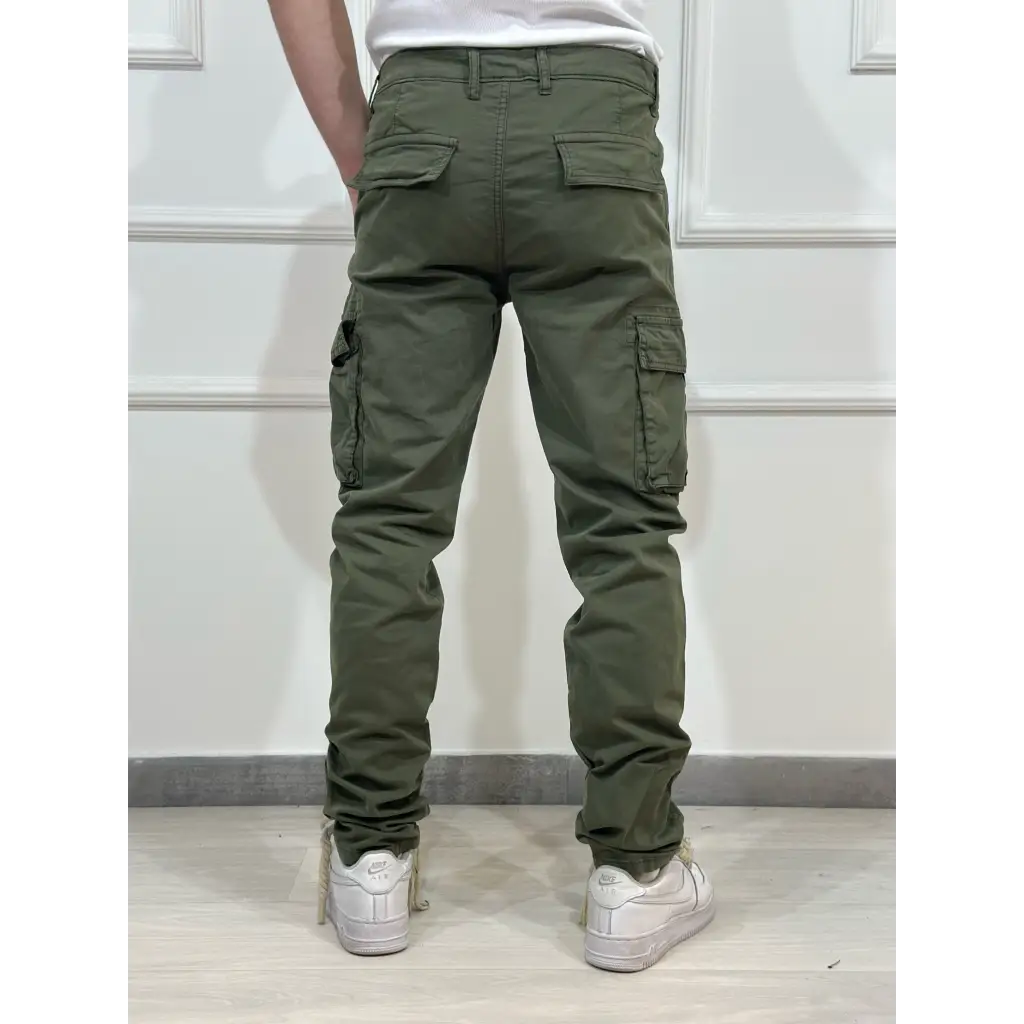 Pantalone cargo con tasconi - PANTALONI E JEANS