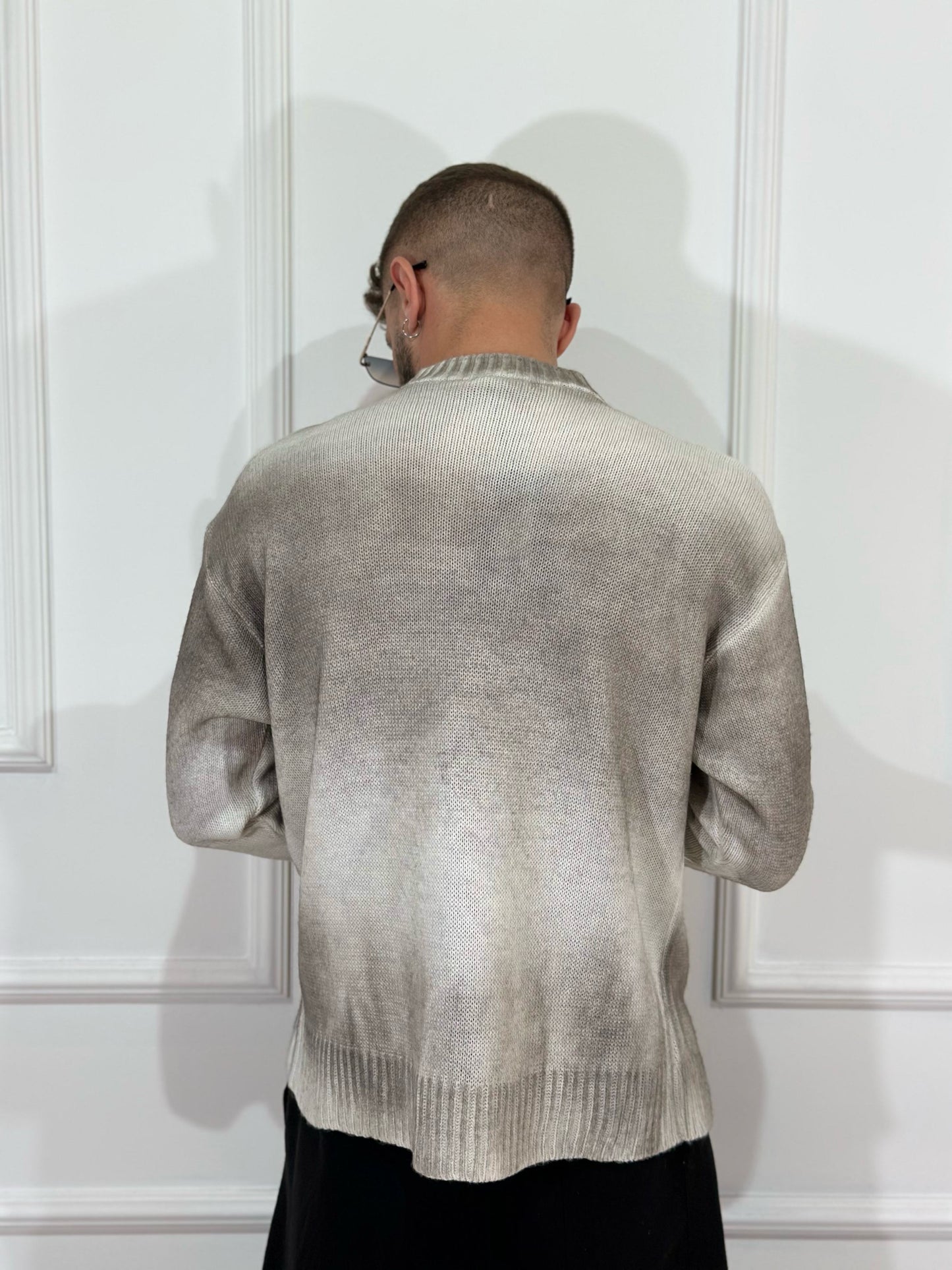 Maglia tricot o-neck