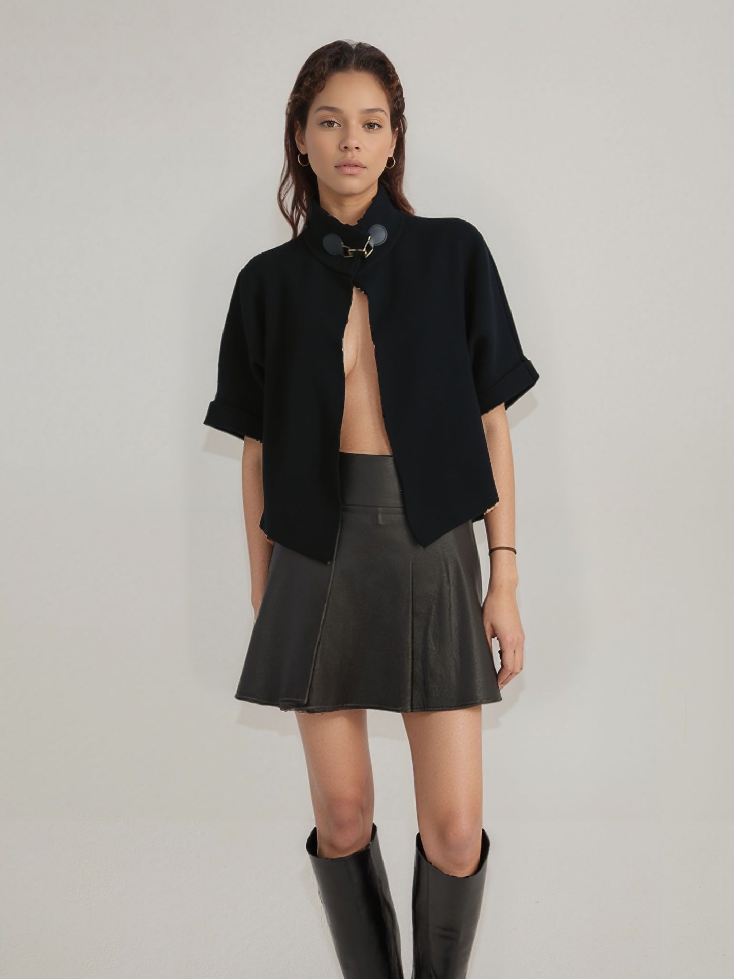 Cardigan manica kimono