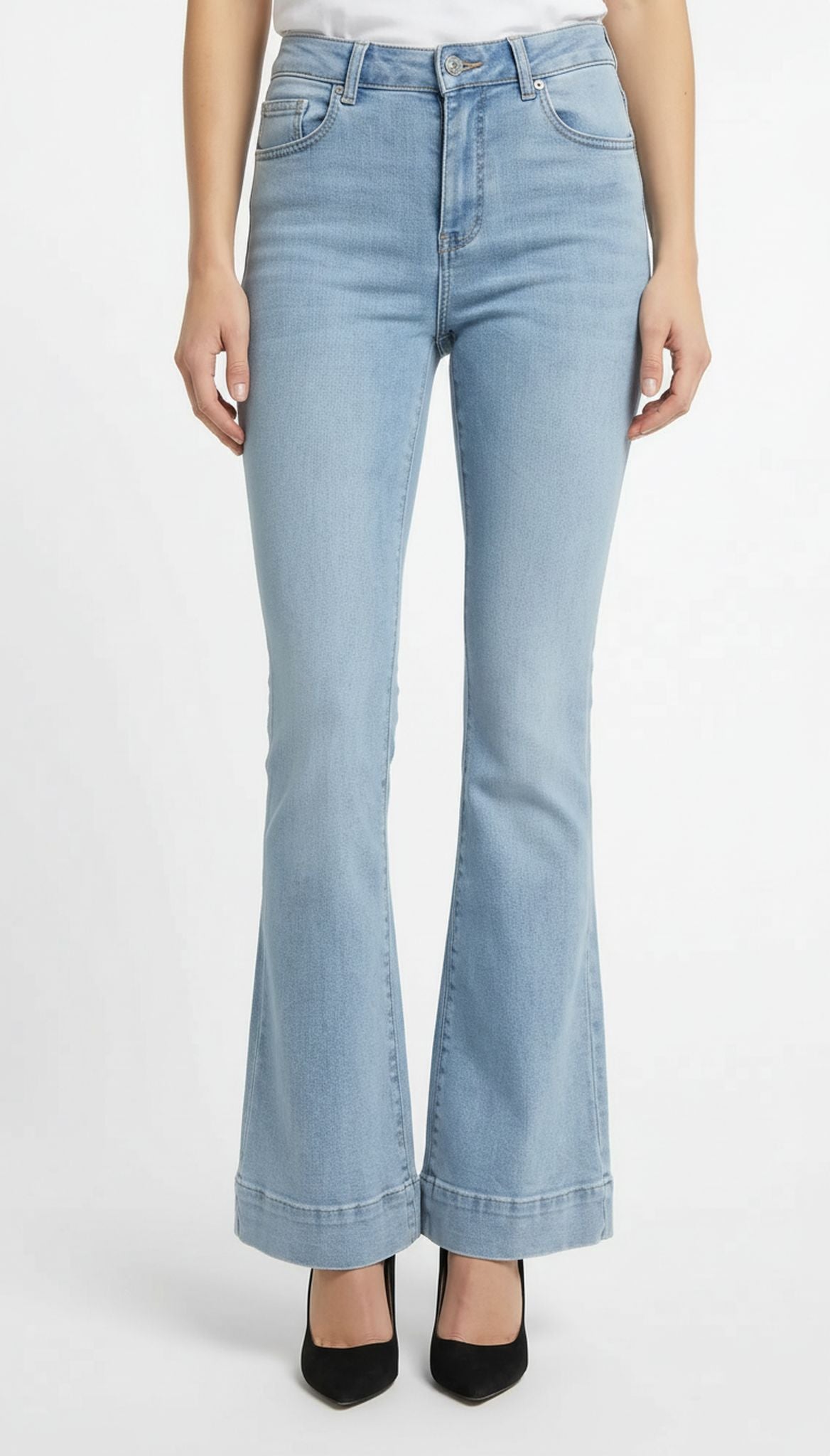 Jeans Flare stone washed