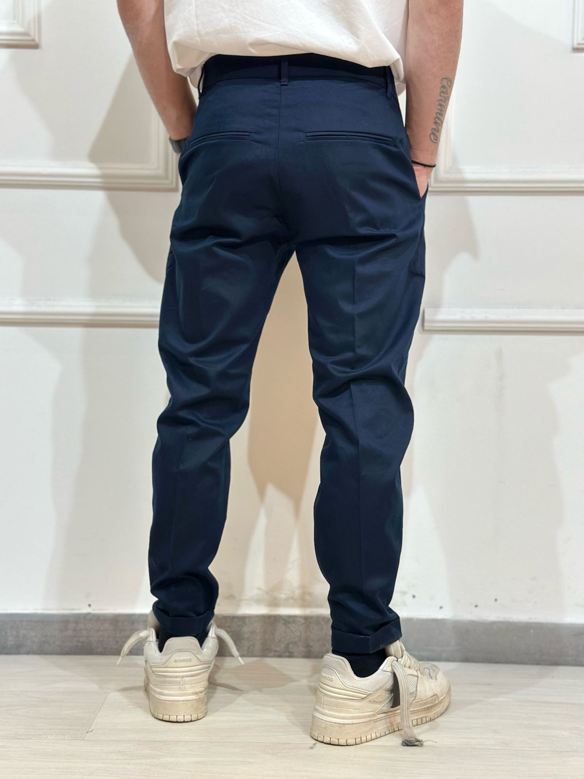 Pantalone chino cotone