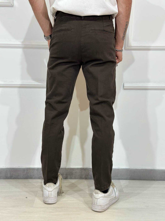 Pantalone Chinos gabardina