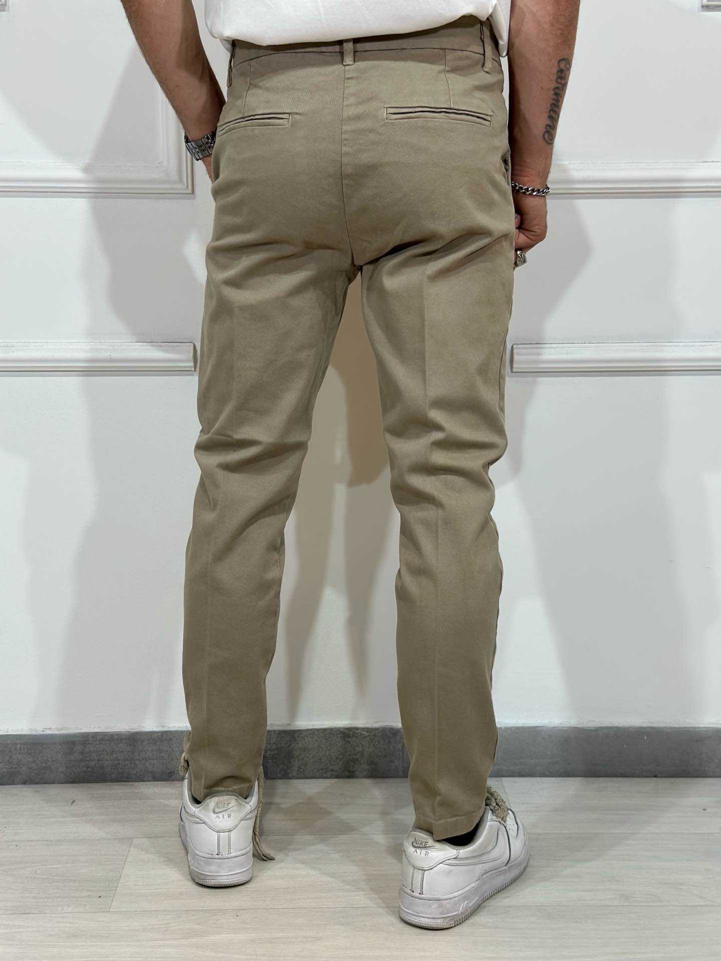 Pantalone Chinos gabardina