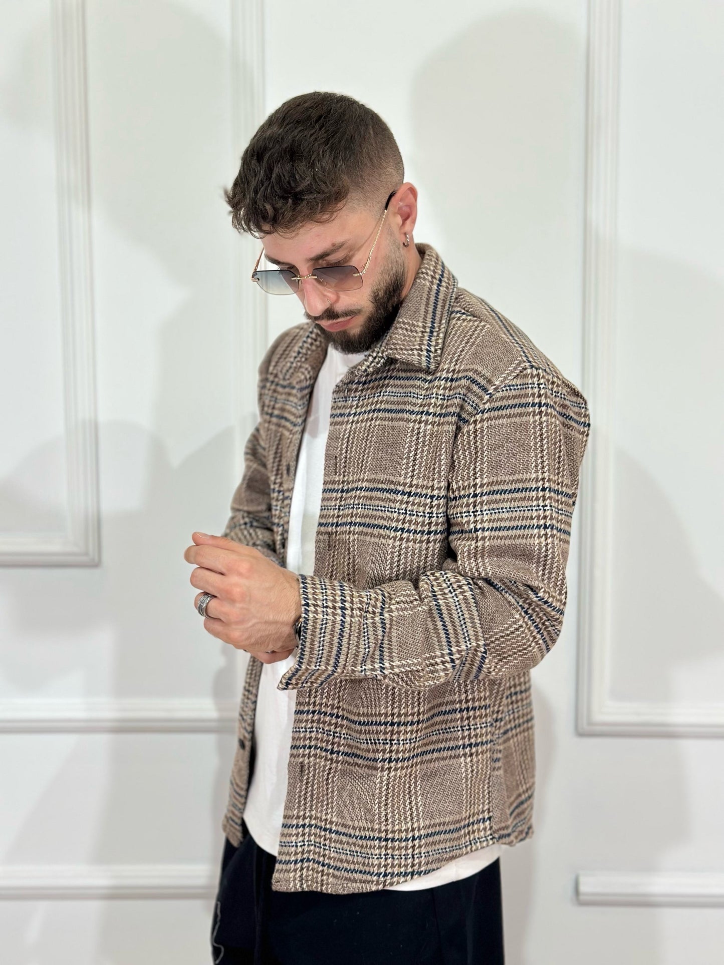 Giacca camicia a quadri