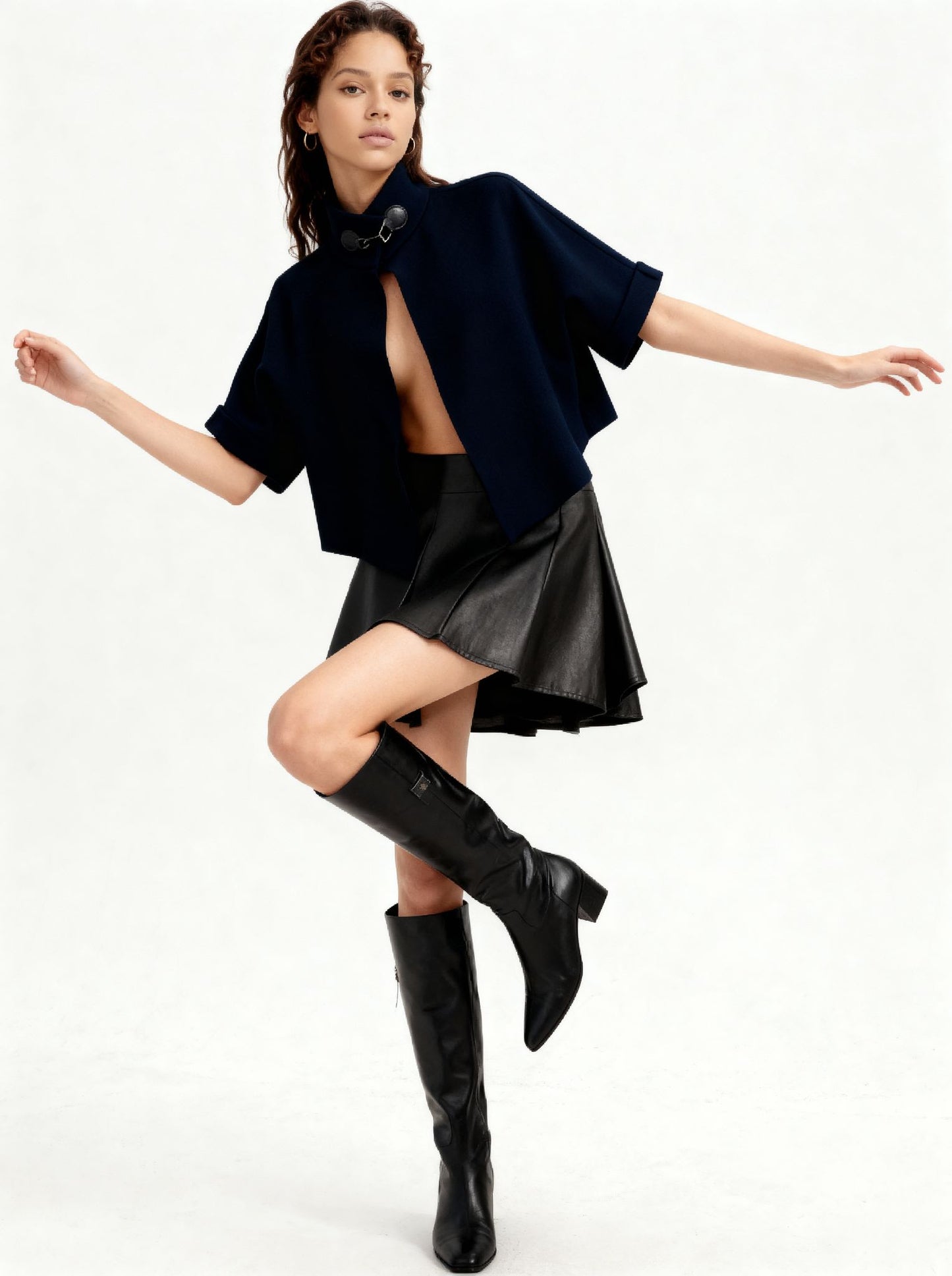 Cardigan manica kimono