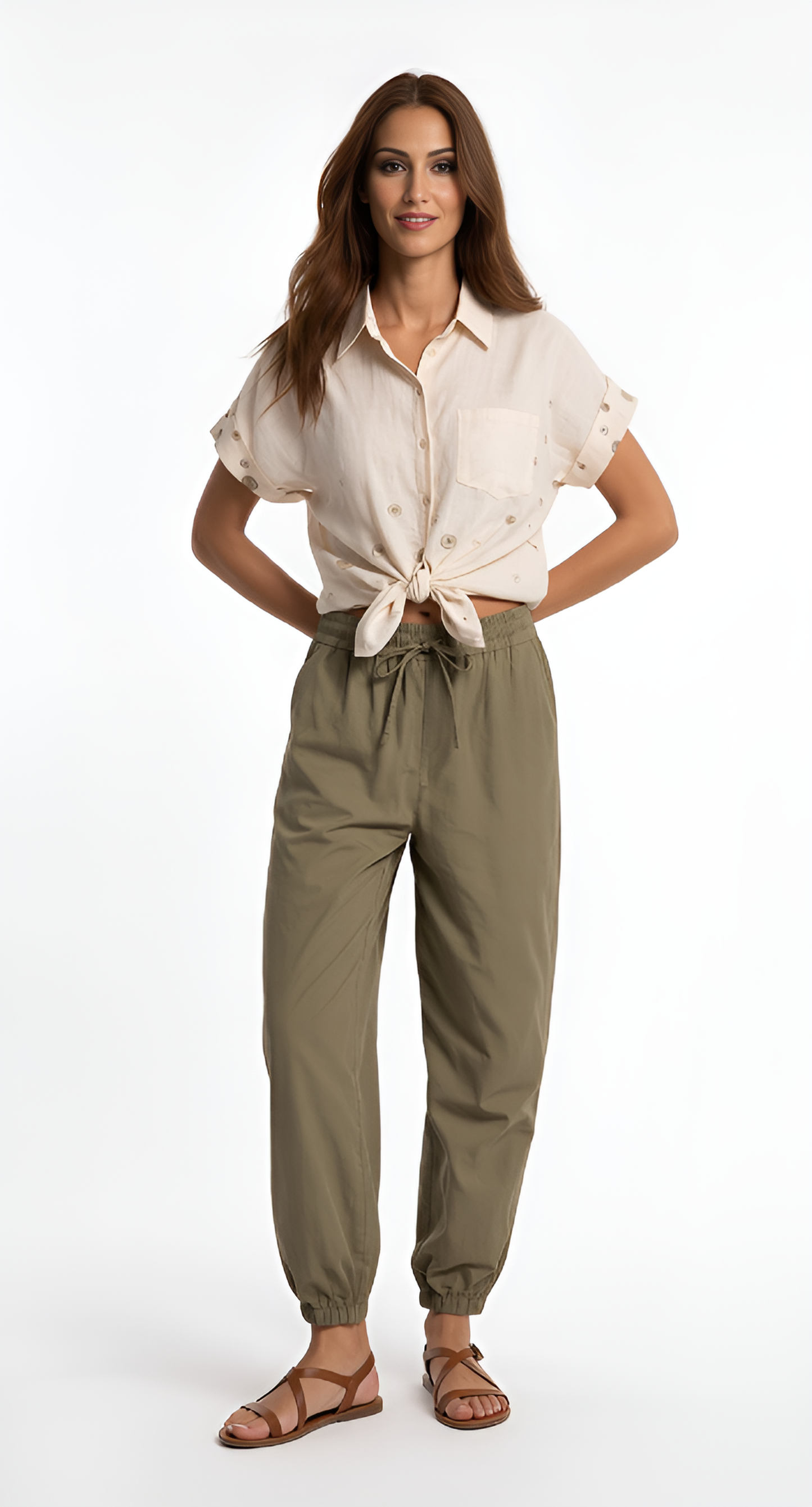 Camicia lino/tencel
