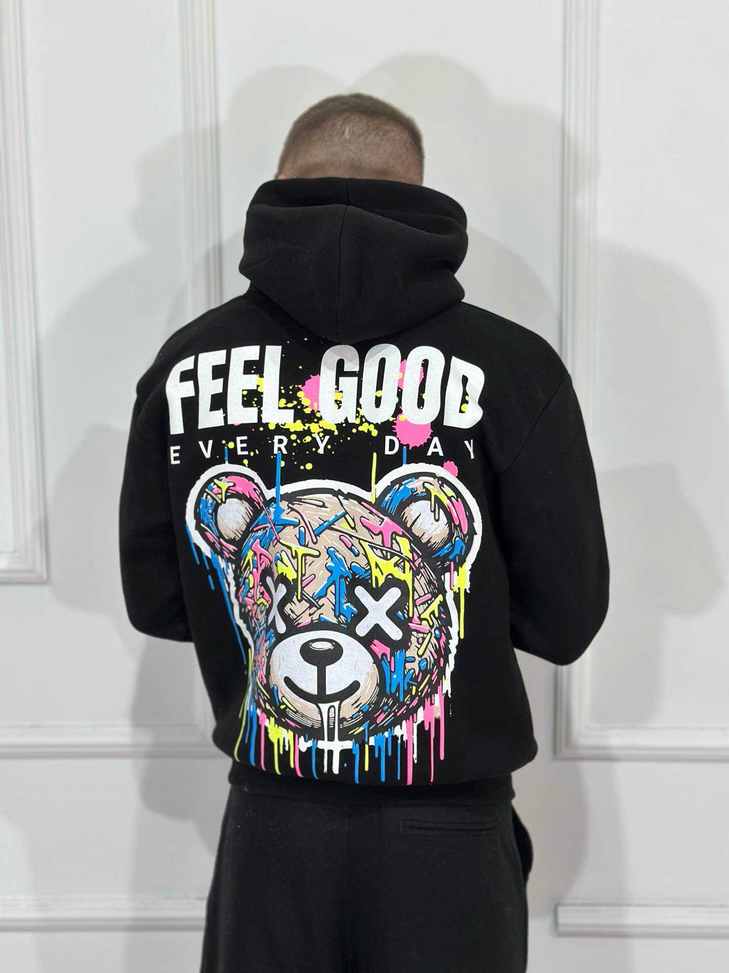 Felpa cappuccio Feel Good