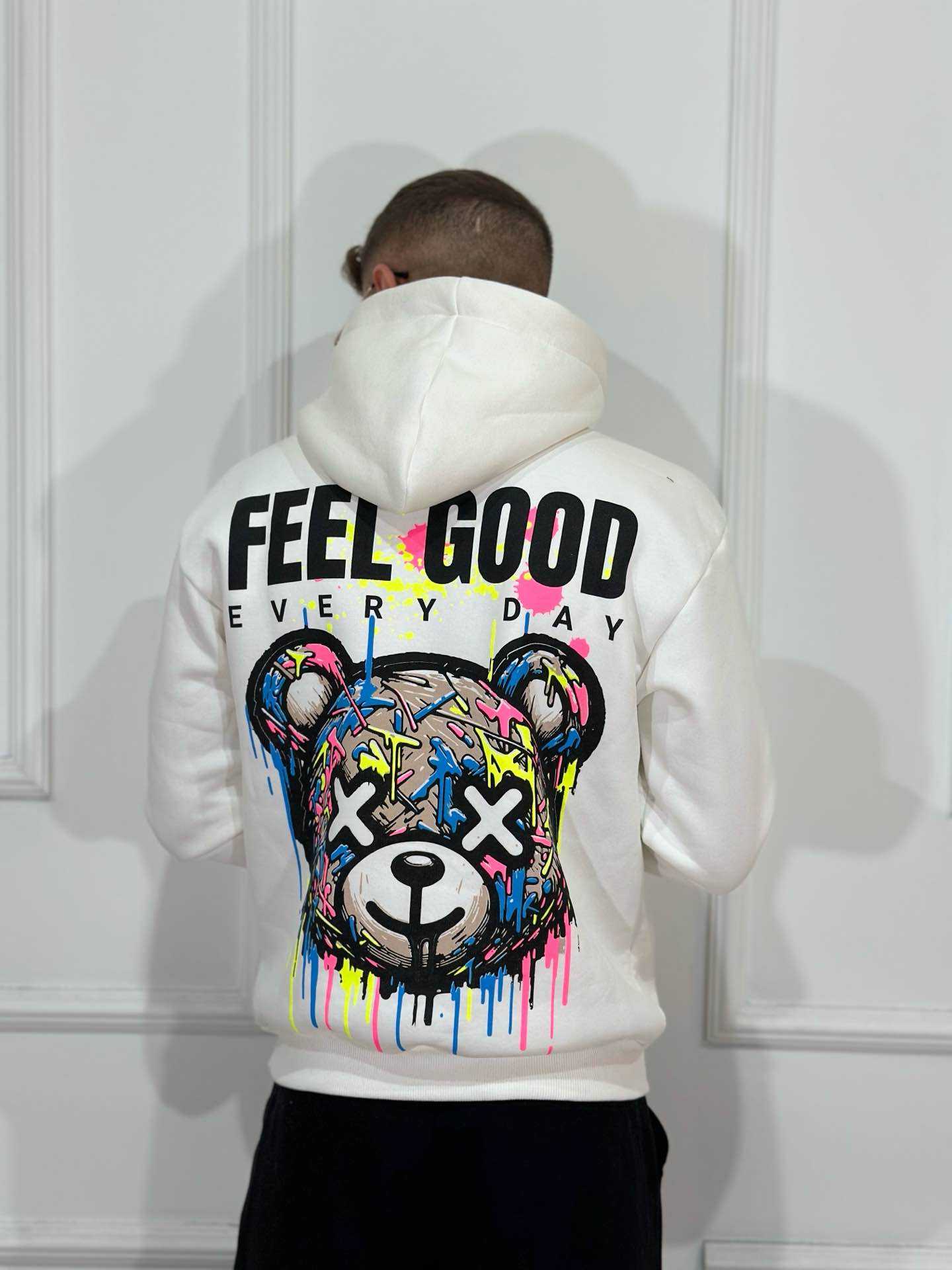 Felpa cappuccio Feel Good