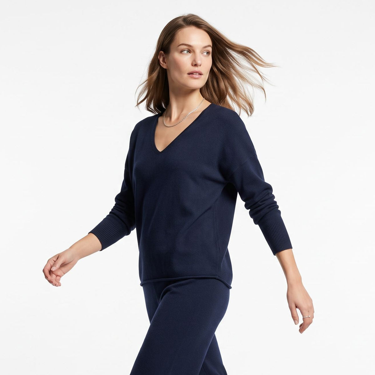 Maglia basic scollo V