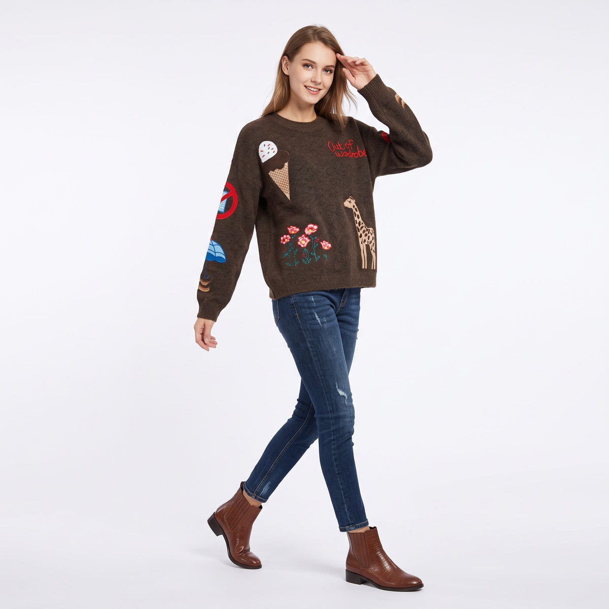 Maglia patchwork