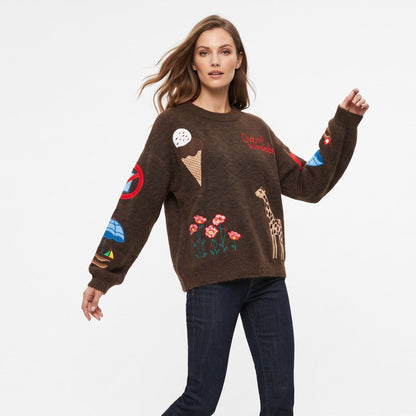 Maglia patchwork