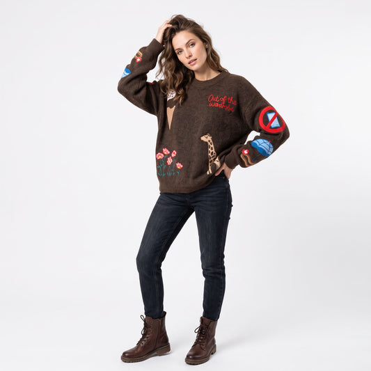 Maglia patchwork