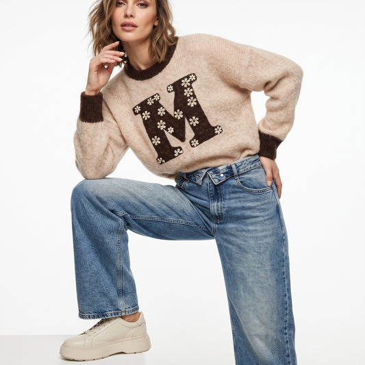 Jeans risvolto in vita
