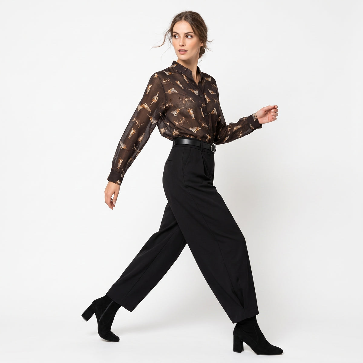 Camicia Leopard