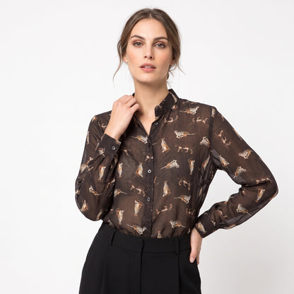Camicia Leopard