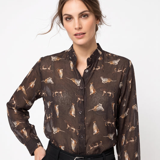 Camicia Leopard