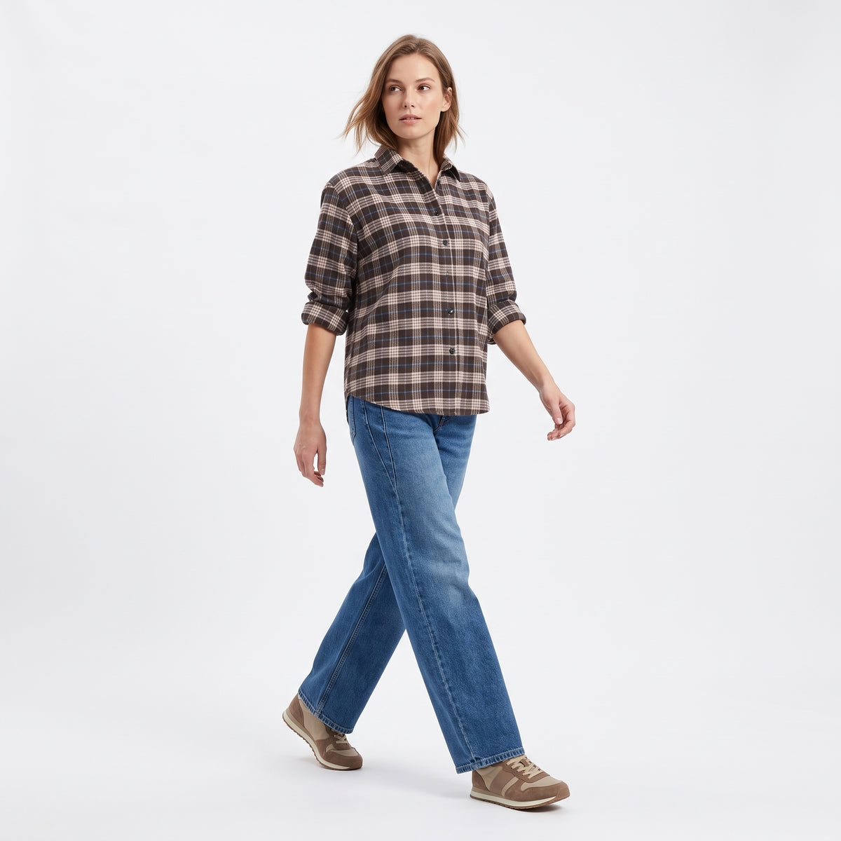 Camicia check flanella