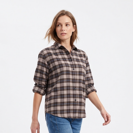 Camicia check flanella