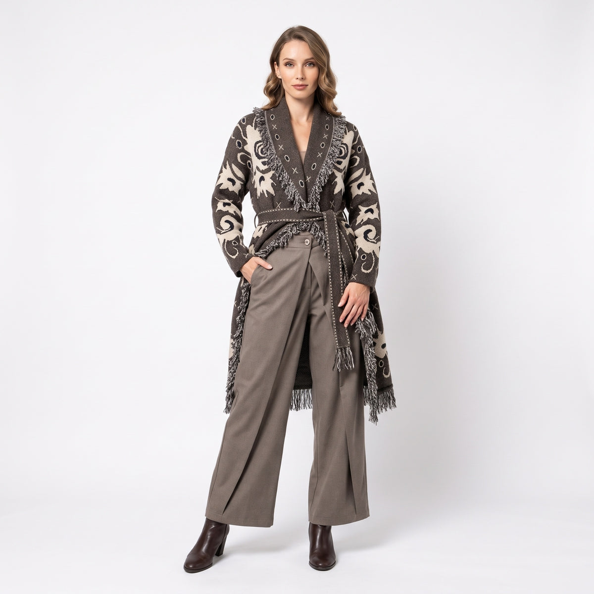 Cappotto in maglia