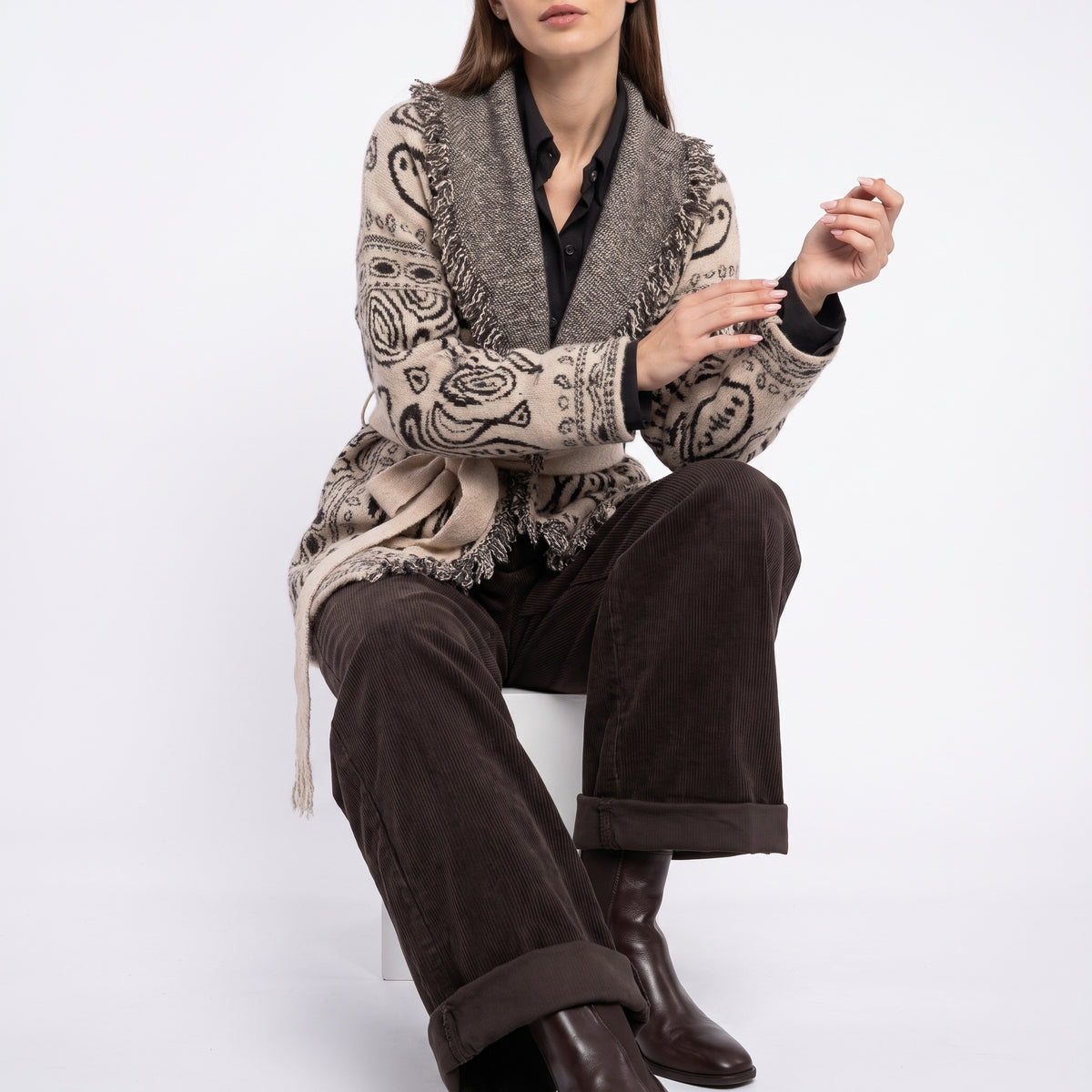 Cappotto in maglia
