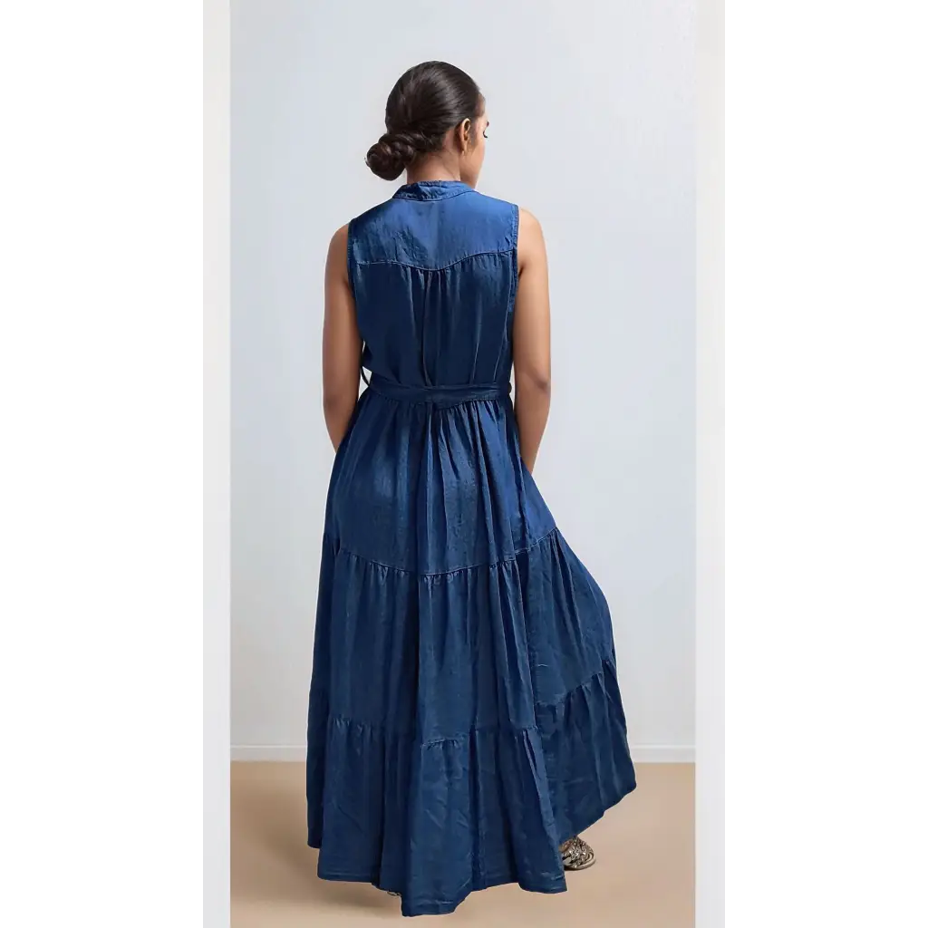 Abito lungo Denim Chambry - DENIM / UNICA / Lyocell - abito
