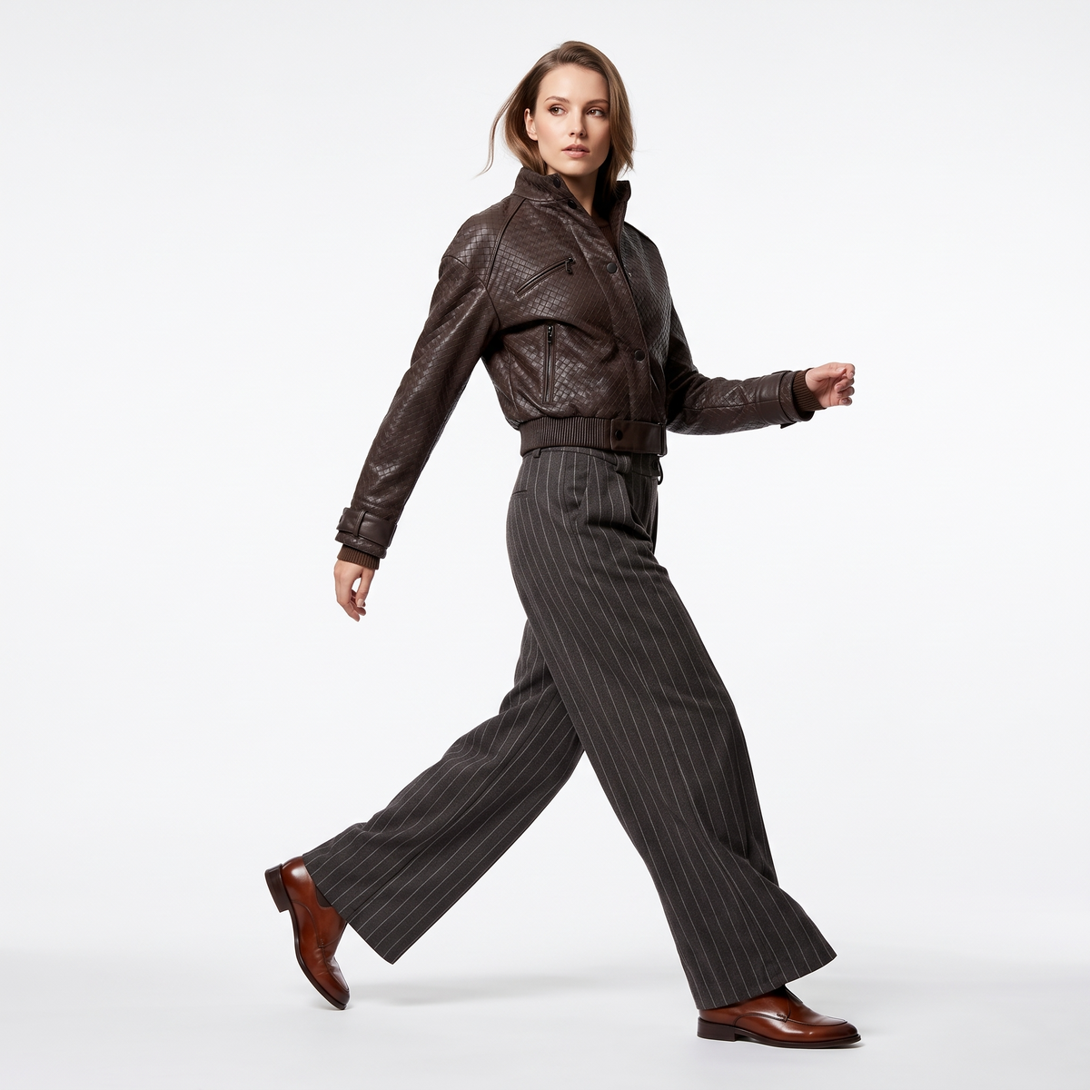 Pantalone Palazzo gessato