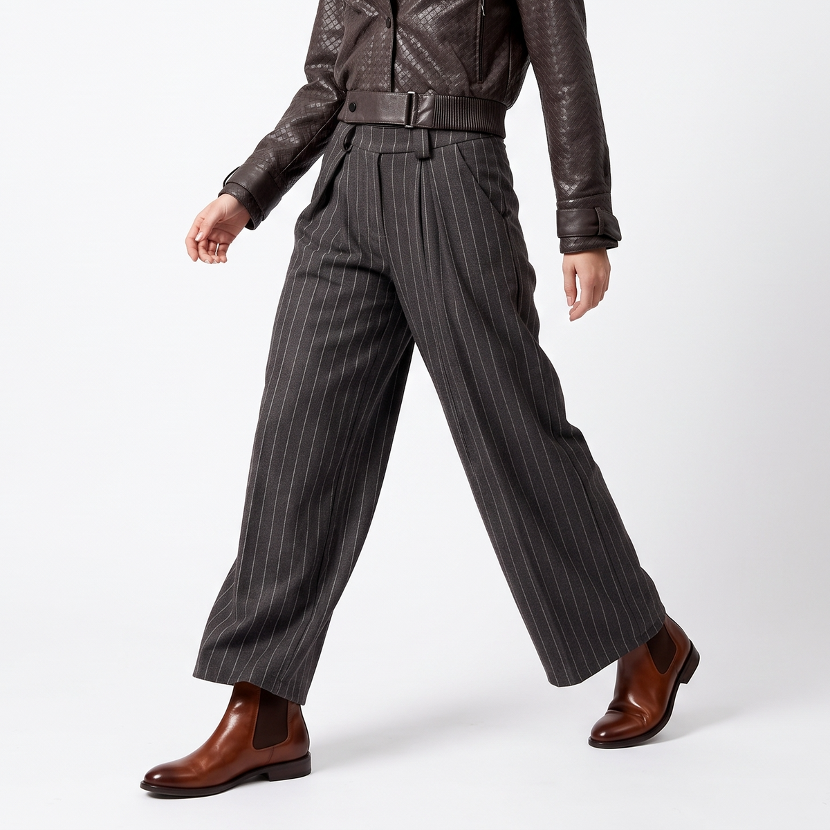 Pantalone Palazzo gessato