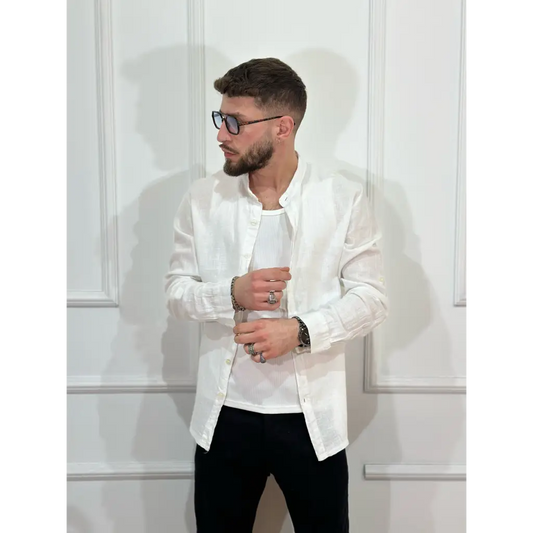 Camicia coreana in lino - CAMICIA