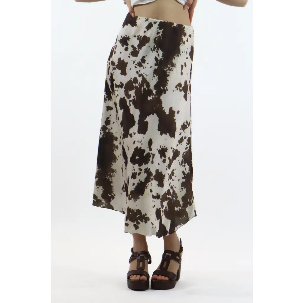 Gonna stampa animalier - MULTICOLORE / UNICA / Poliestere - GONNA