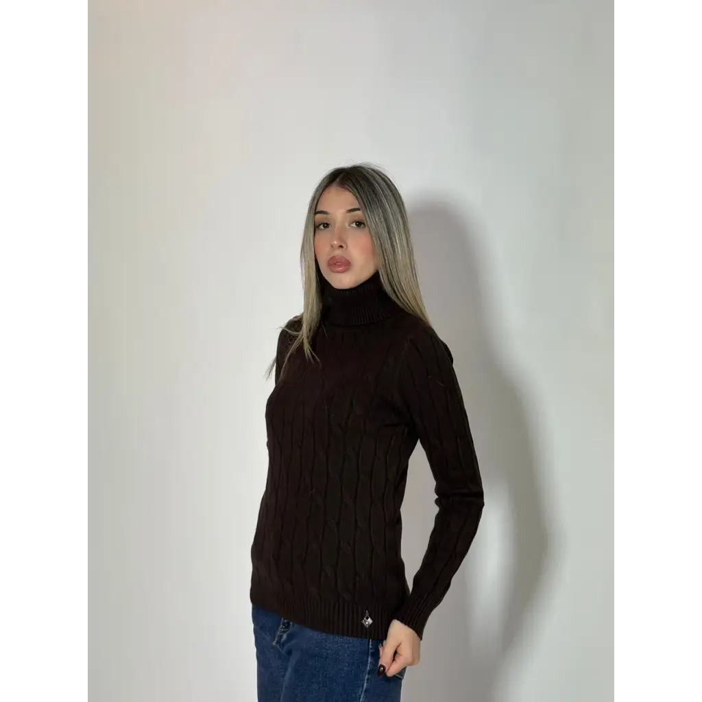 Maglia tricot dolcevita - MAGLIA