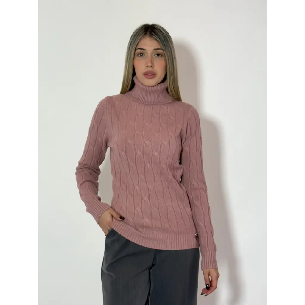 Maglia tricot dolcevita - MAGLIA