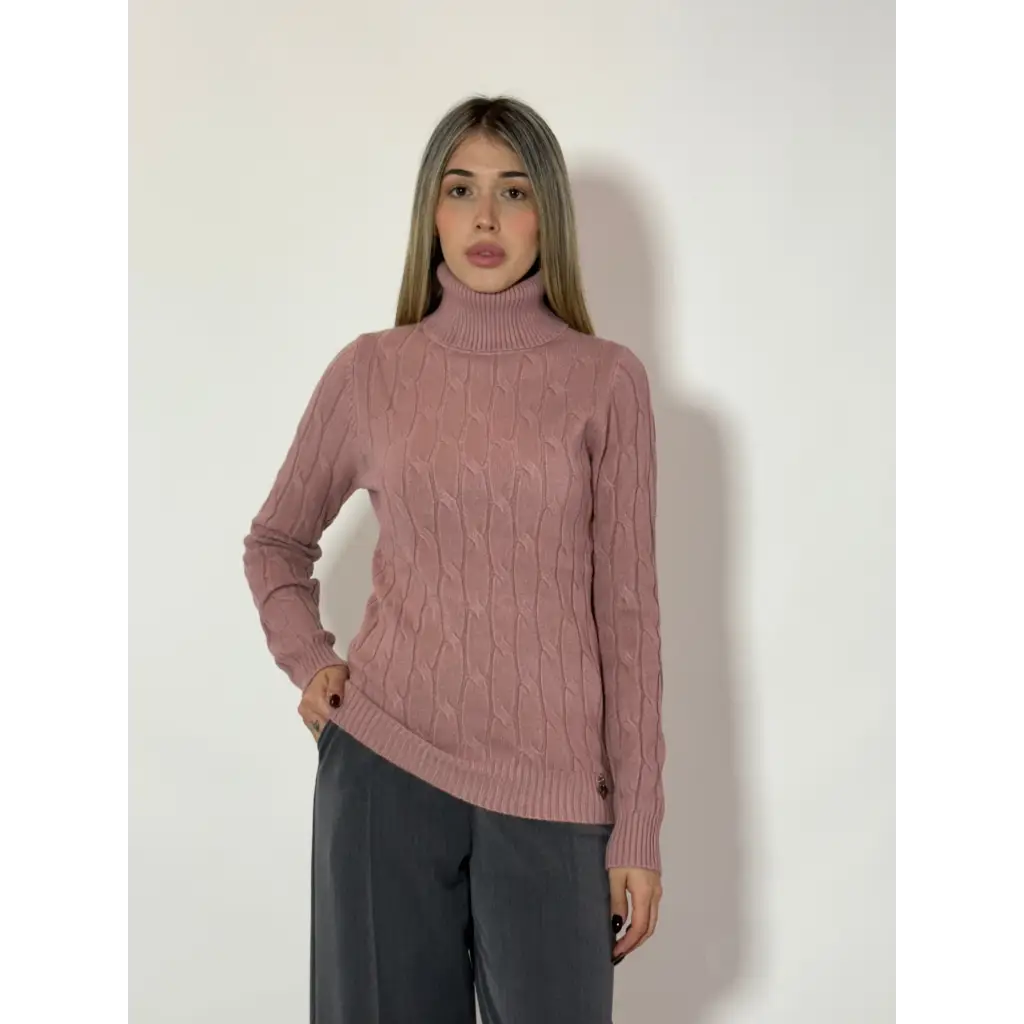 Maglia tricot dolcevita - MAGLIA