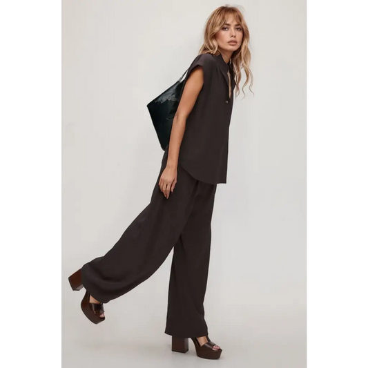 Pantalone con fusciacca - PANTALONI E JEANS