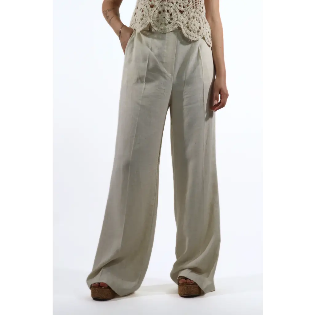 Pantalone Lino/Viscosa - PANTALONI E JEANS