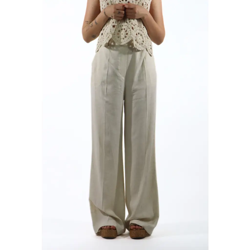 Pantalone Lino/Viscosa - PANTALONI E JEANS
