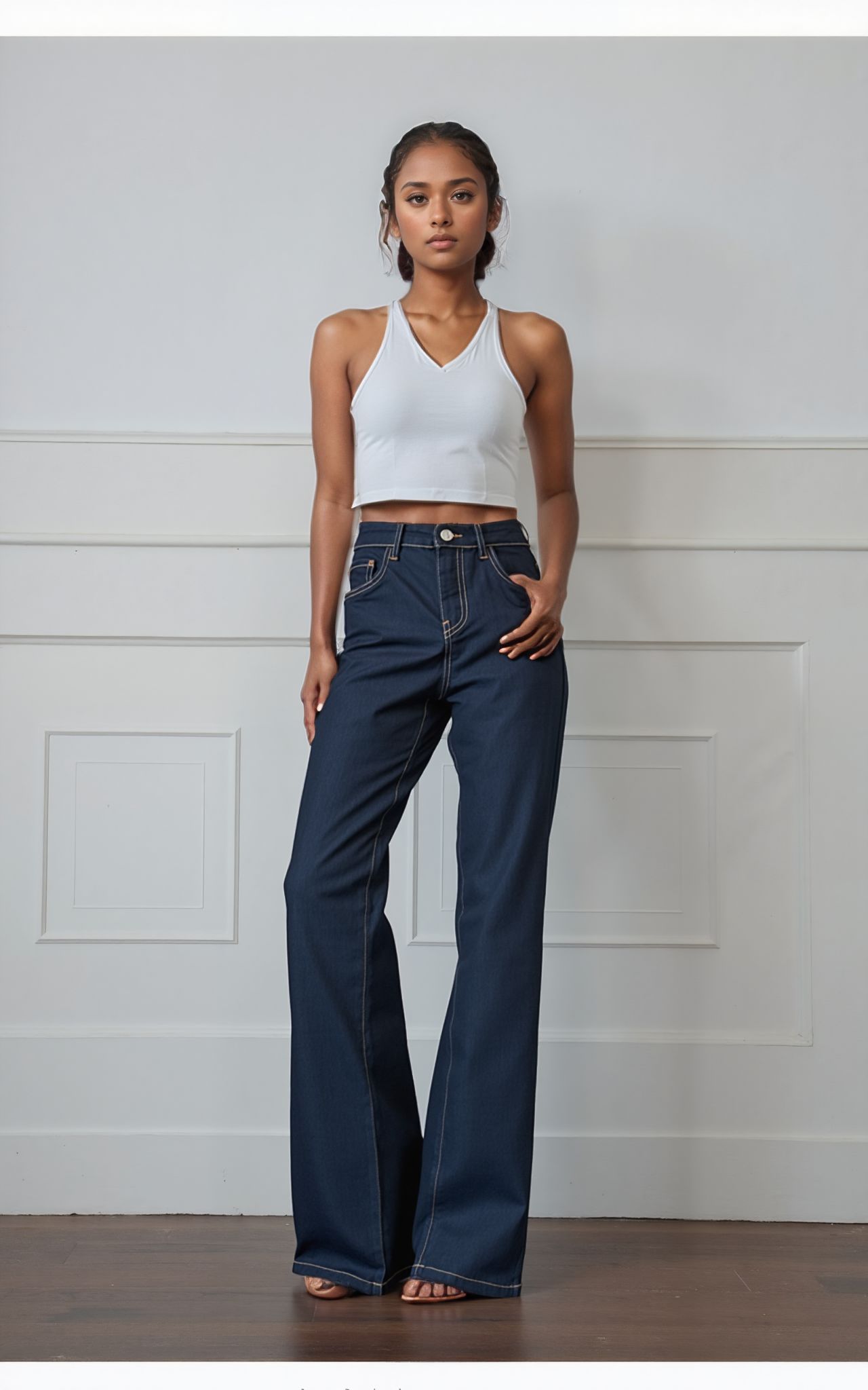 Jeans Wideleg Bluedenim
